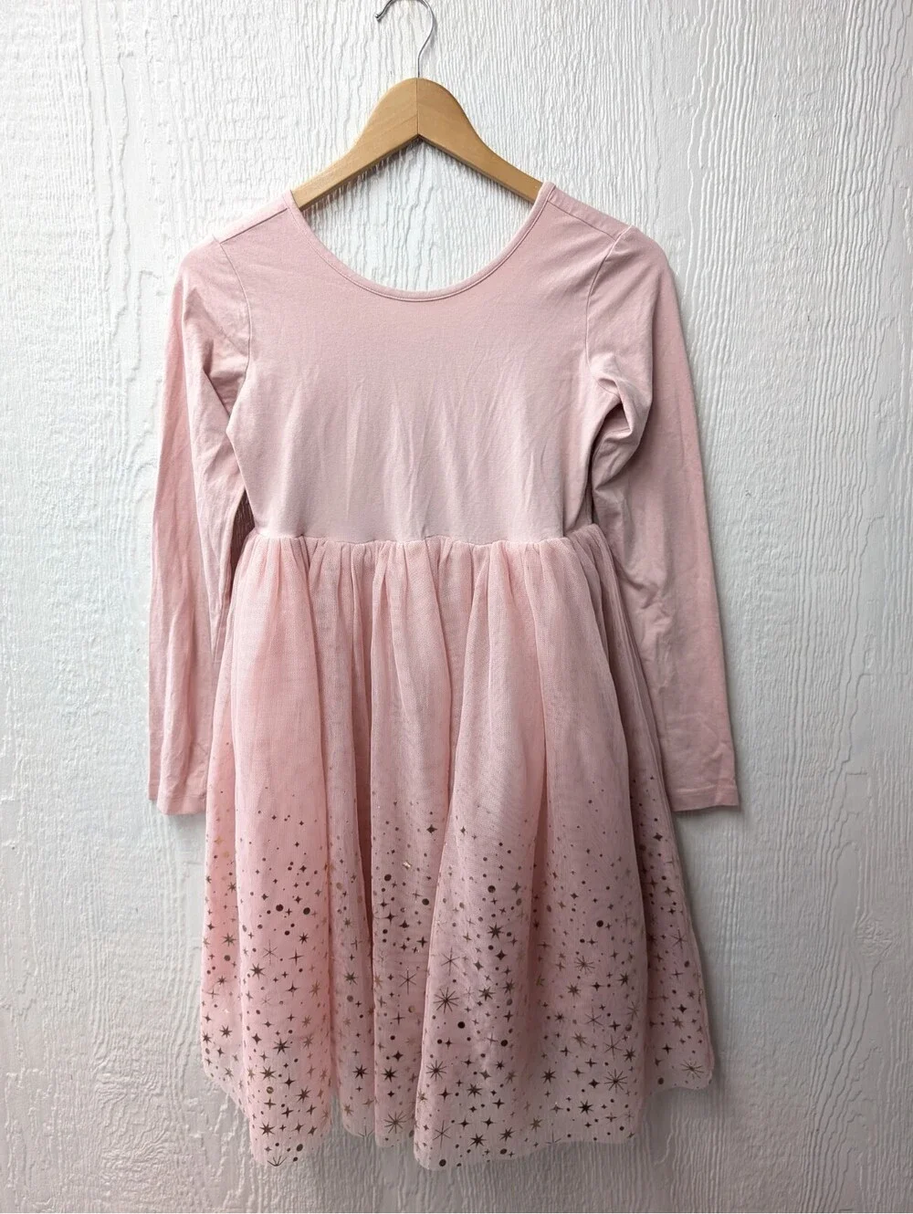Hanna Andersson Pink Tulle Party Dress Fairy Princess Twirl Girl's Size 12 150cm